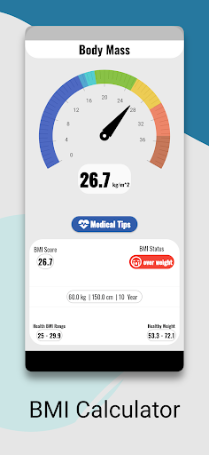 BMI Calculator Screen 2