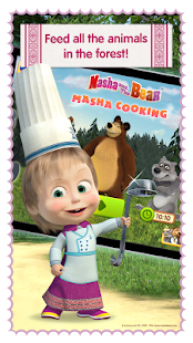 Masha and Bear: Cooking Dash Screenshot