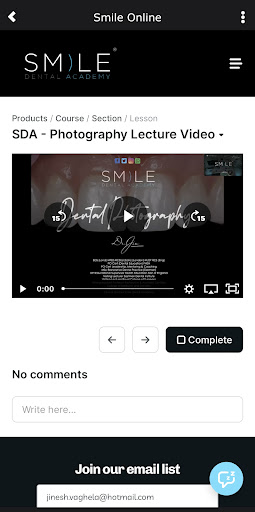 Smile Dental Academy Screen 2