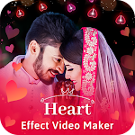 Cover Image of 下载 Heart Effect Photo Video Maker With Music 1.2 APK