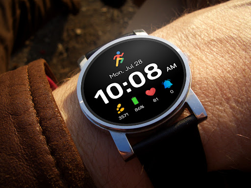 Pixel Style Watch Face screenshot 0