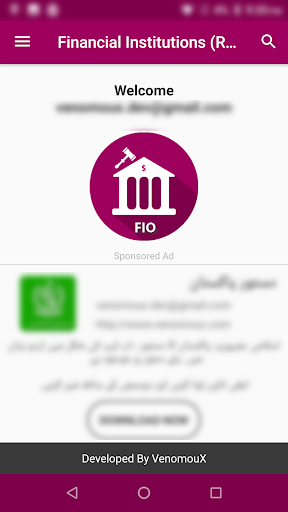 FIO -Recovery of Finances 2001 Screen 3
