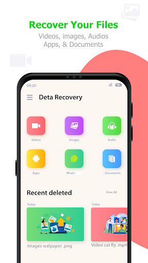 Android application Video recovery: Photo recovery screenshort