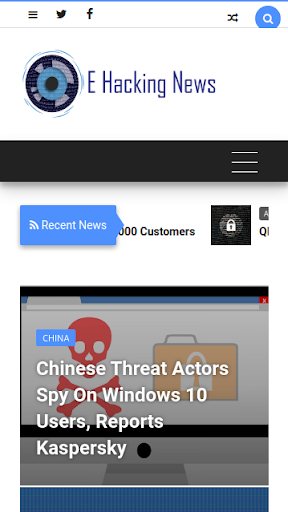 Android application CySecurity News screenshort