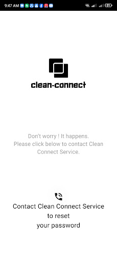 clean-connect Screen 2