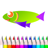 Fish Coloring Book for Toddler icon
