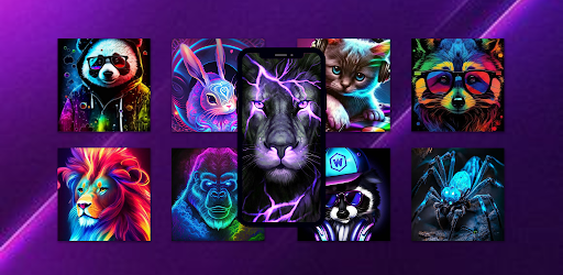 Neon Animal Wallpapers Screen 2