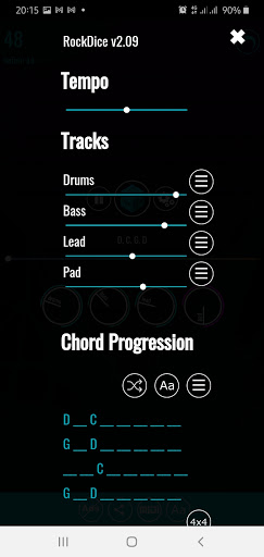 RockDice Chord Progression