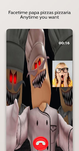 Android application Papa Pizza Pizzeria Fake Call screenshort