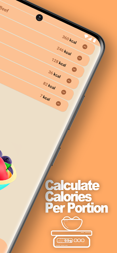 Calorie Portions Calculator Screen 2