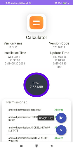 Application Statistics