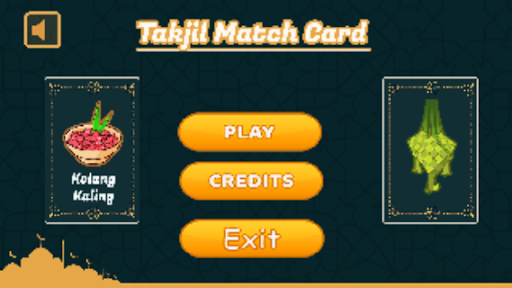 Android application Takjil Match Card screenshort