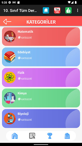 10. Sınıf Tüm Dersler Test Çöz Screen 2