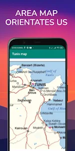 Tunis map
