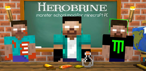 Herobrine Monster School Mod For Minecraft Pe Apps En Google Play