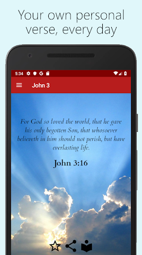 Android application Um Verso por Dia screenshort