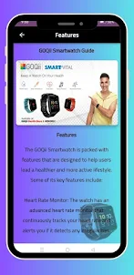 GOQii Smartwatch Guide