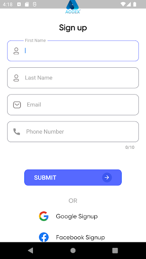 ACCEX Screen 3