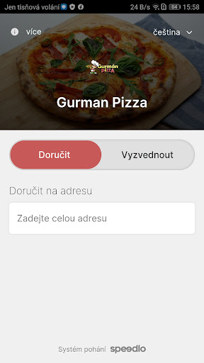 Android application Gurman Pizza screenshort