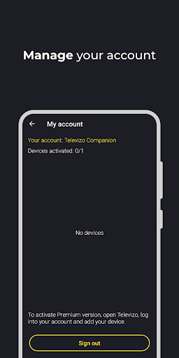 Televizo Companion Screen 2