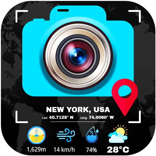 GPS Map: GPS Camera: Geotag Logo