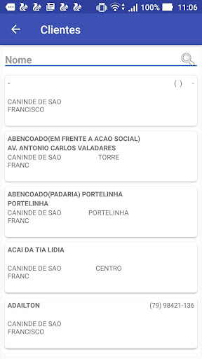 JS Vendas Externas Screenshot