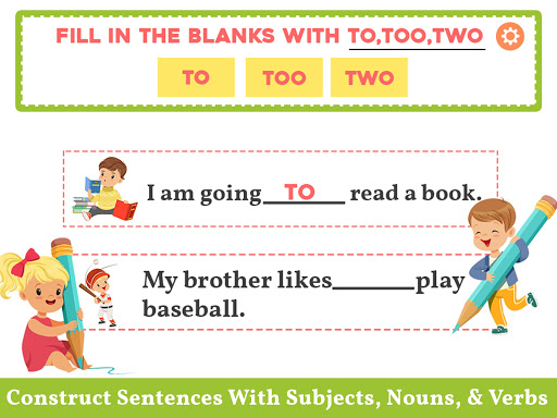 English Grammar and Vocabulary for Kids screenshots 13