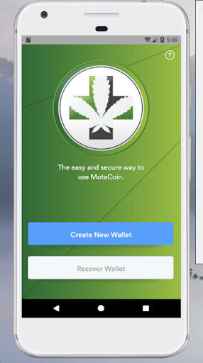 Android application MotaCoin screenshort