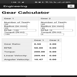 Mechanical Engineering Calc