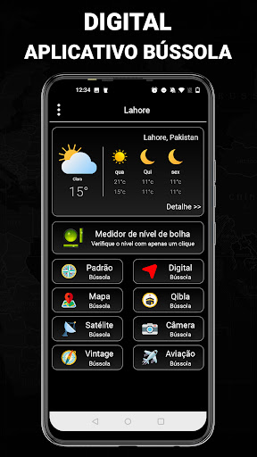 Visualização do aplicativo