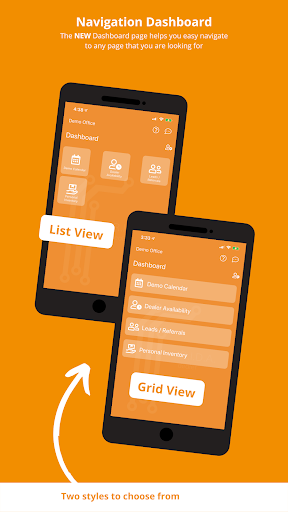 Android application RIDA - Dealer screenshort
