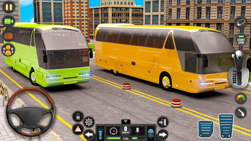 Public Transport Bus Coach: Taxi Simulator Games apklade screenshots 1