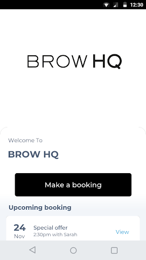 Android application BROW HQ screenshort