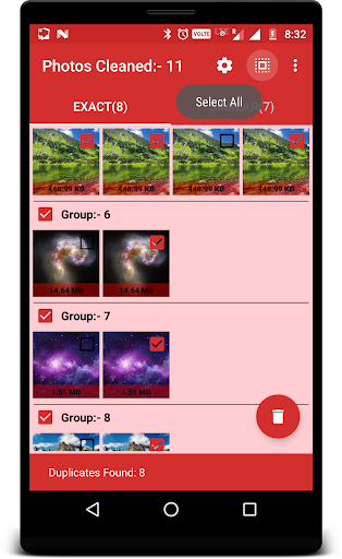 Duplicate Photo Finder Screen 2