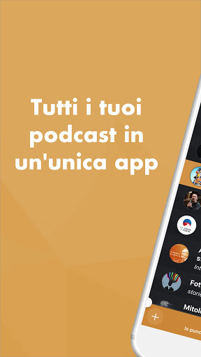 Android application Italiani Podcast e Audiolibri screenshort