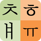 Korean alphabet for students icon