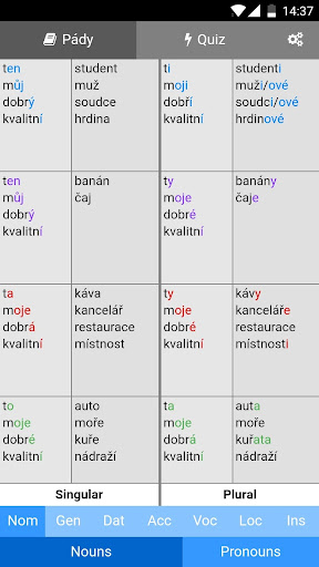 Android application Pady screenshort