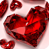 Diamond Hearts Live Wallaper icon