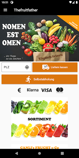 Android application Thefruitfather screenshort