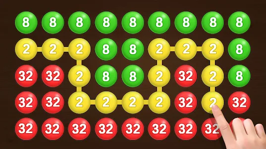 數字泡泡合併-經典的數字遊戲