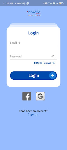 Android application Najara Stays screenshort