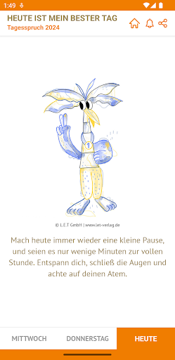 Android application Tagesspruch 2024 screenshort