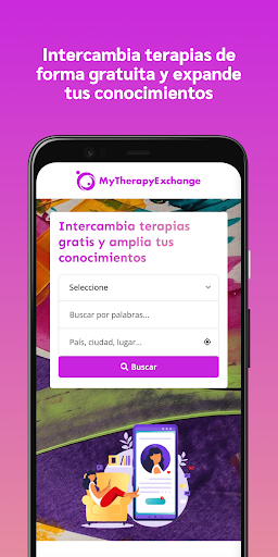 Android application MyTherapyExchange screenshort