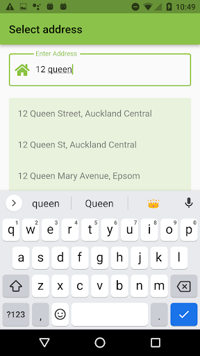 Auckland Rubbish Collection Screen 2