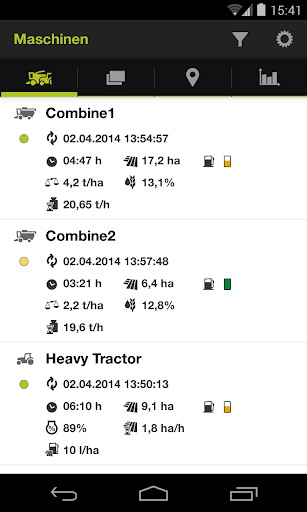 Android application TELEMATICS screenshort