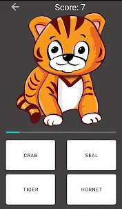 Cartoon Animal Quiz for Kids!