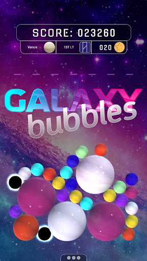 Android application Galaxy Bubbles screenshort