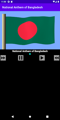 Android application National Anthem of Bangladesh screenshort