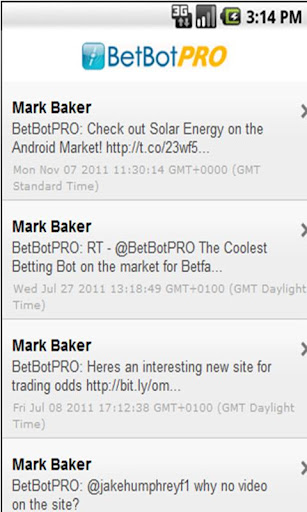 BetBotPRO Screen 2