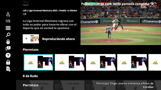 ITV Deportes para Android TV Screen 3